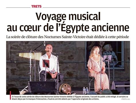 Le Concert Épique de Vanessa Bechir: Un Voyage Musical à Travers l'Égypte Ancienne!